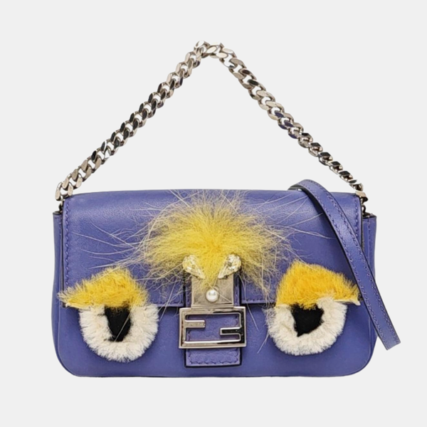 Baguette Micro Lambskin Purple