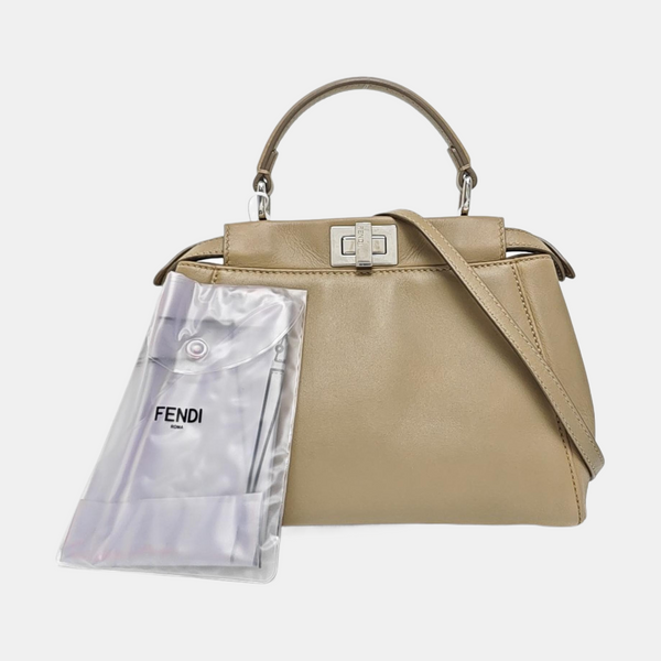 Peekaboo Mini Lambskin Gray