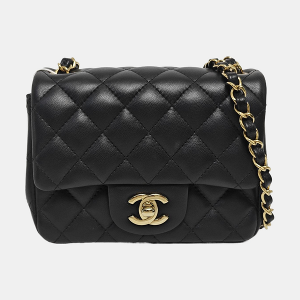 CLASSIC FLAP Mini Quilted Lambskin Black