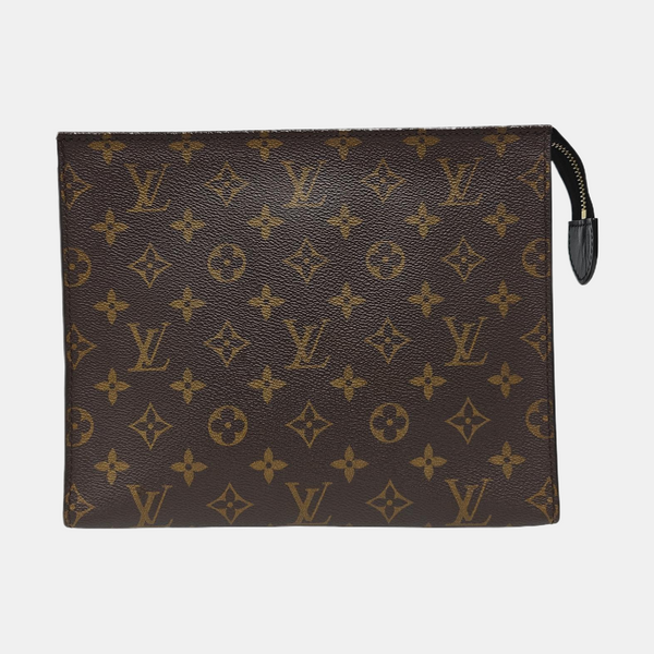 TOILET POCKET 26 Monogram Coated Canvas Brown