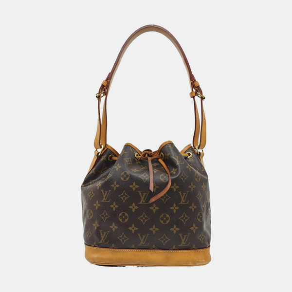 NOÉ MM Monogram Coated Canvas Brown