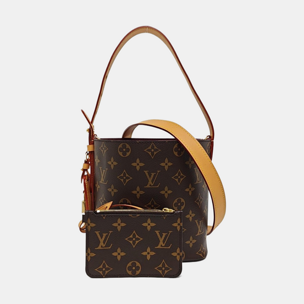 ALL IN Monogram Coated Canvas Brown