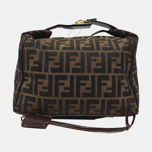 Canvas Top Handle Bag Brown