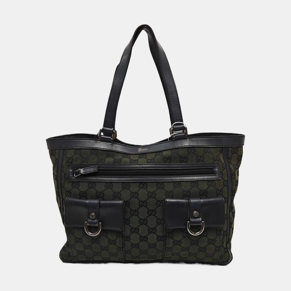 GG Imprime Monogram Canvas Green