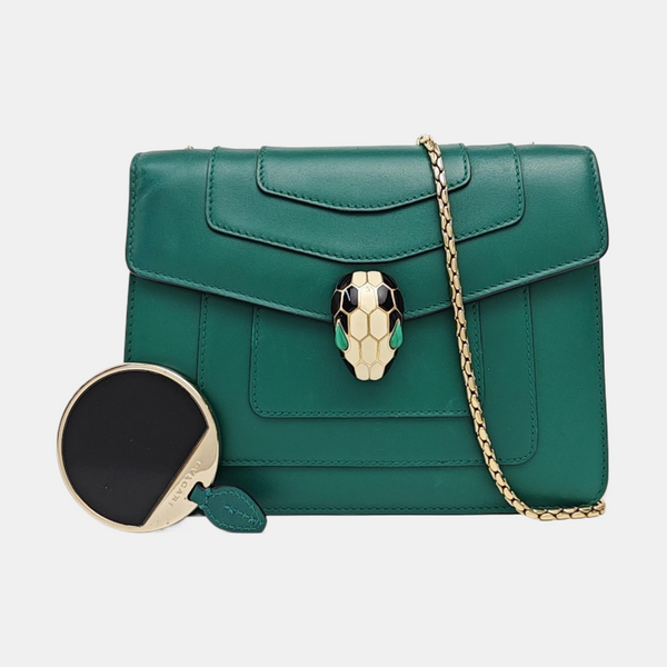 SERPENTI FOREVER Small Calfskin Green