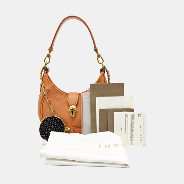 SERPENTI ELLIPSE Calfskin Orange