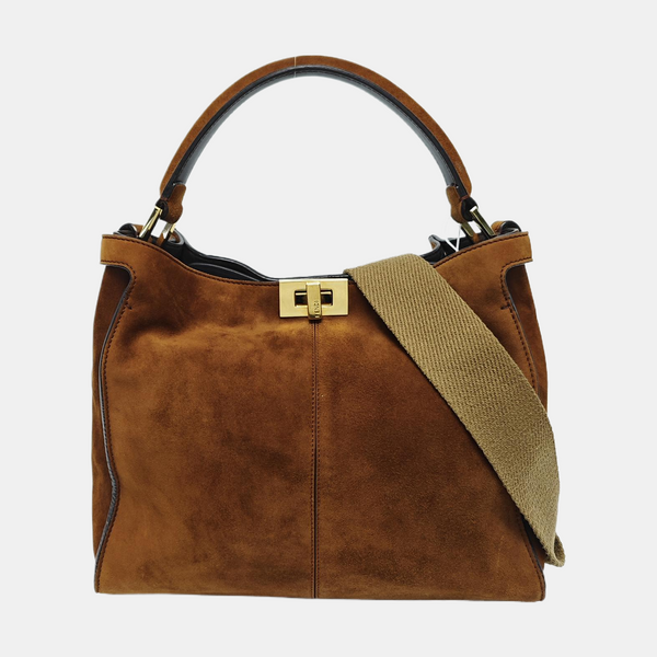Peekaboo Essential Medium Suede Brown