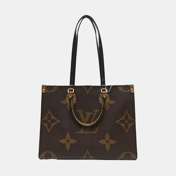 ONTHEGO MM Monogram Coated Canvas Brown