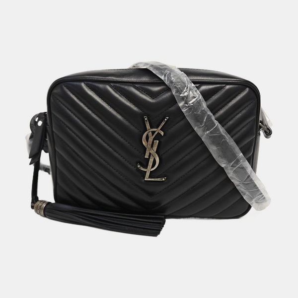 LOU Chevron Calfskin Black