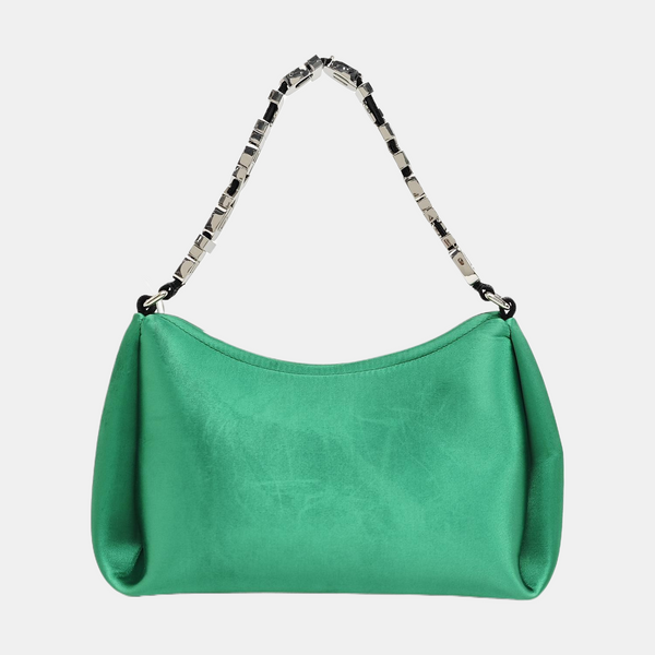 Fabric Top Handle Bag Green