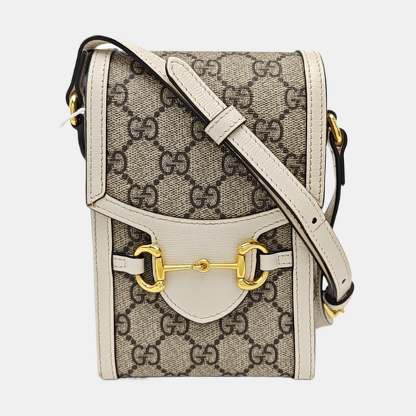 Horsebit 1955 Mini Coated Canvas Beige