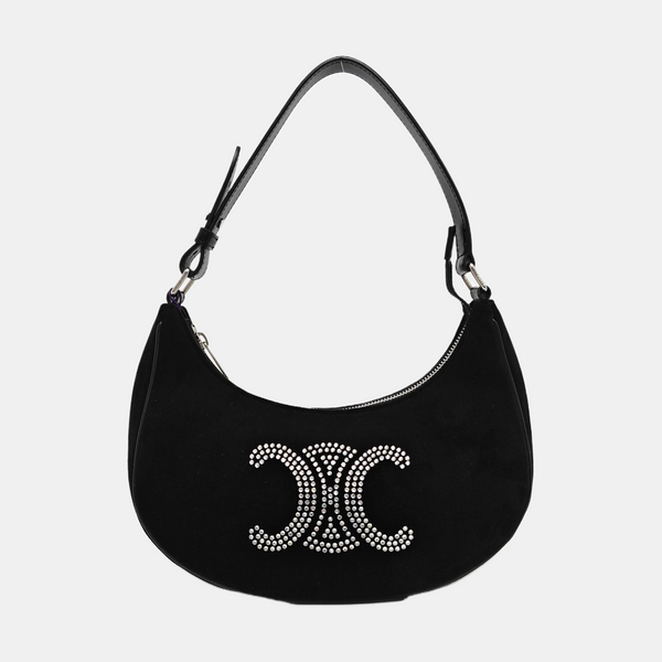 Authenticated pre-owned AVA Velvet Black - Top Handle Bag at Looply