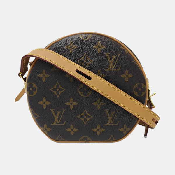 BOITE CHAPEAU PM Monogram Coated Canvas Brown