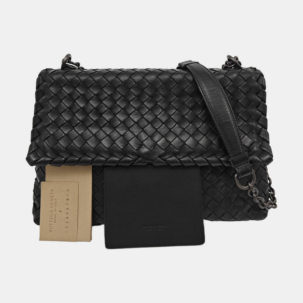 Lambskin Shoulder Bag Black