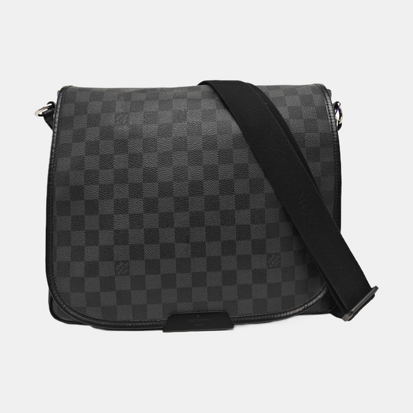 DANIEL Damier Graphite Coated Canvas Gray