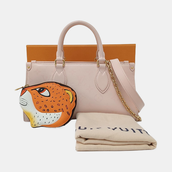ONTHEGO Monogram Calfskin Pink