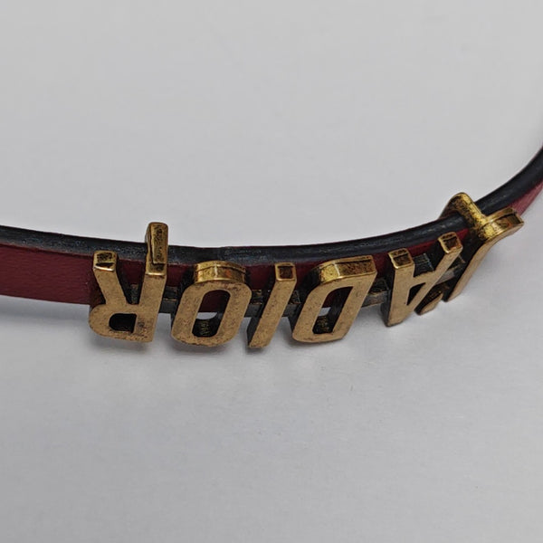 J'adior Metal Red Necklace