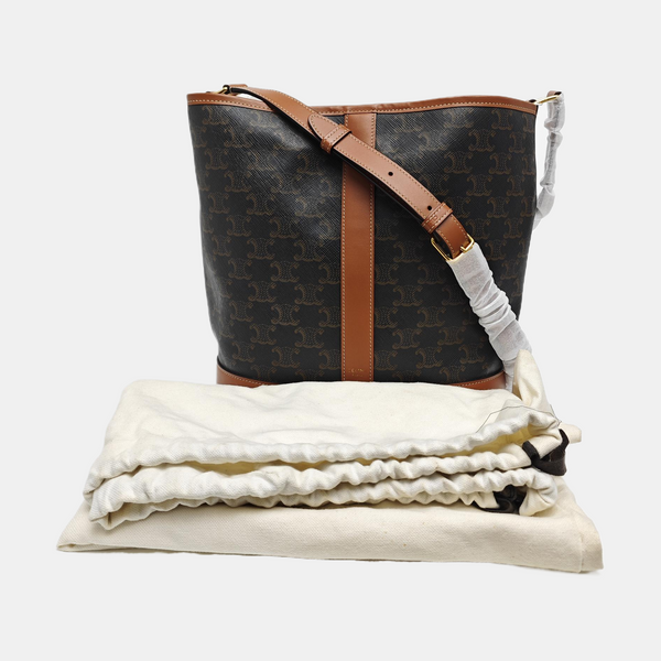 TRIOMPHE CANVAS Medium Coated Canvas Brown