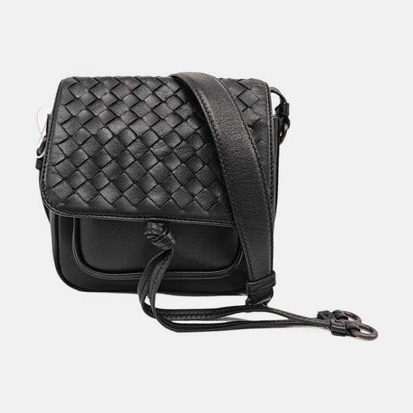 Calfskin Shoulder Bag Black