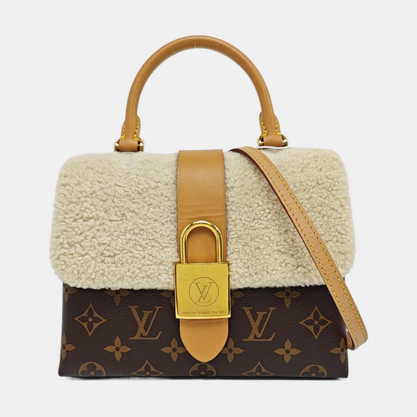 LOCKY BB Monogram Coated Canvas Brown