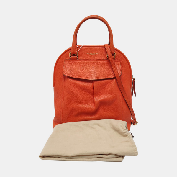 Calfskin Shoulder Bag Orange