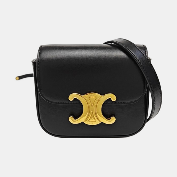 TRIOMPHE Mini Calfskin Black
