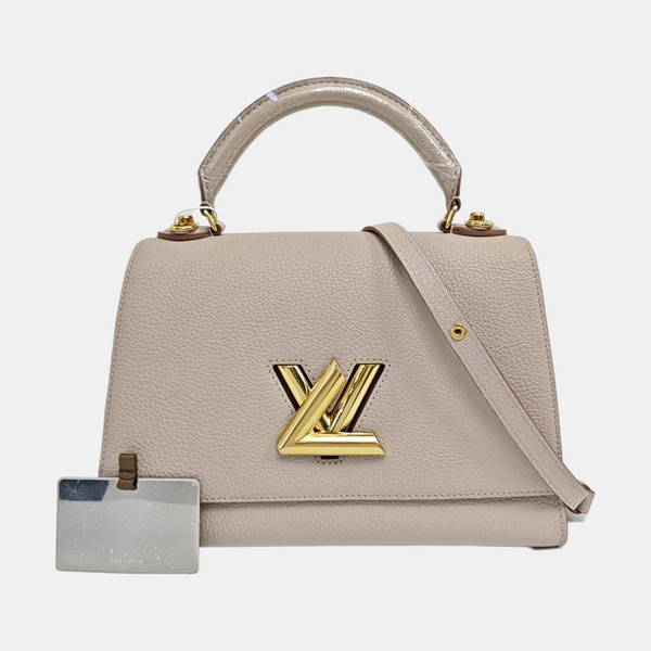 TWIST PM Calfskin Beige
