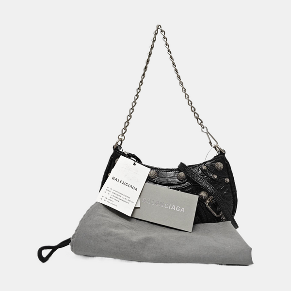 Le Cagole Mini Calfskin Black