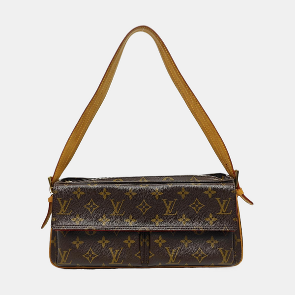 VIVA CITE Monogram Coated Canvas Brown