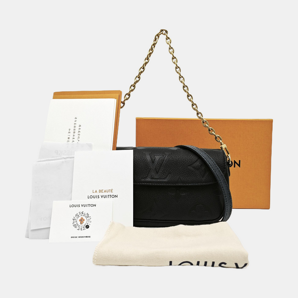IVY Monogram Calfskin Black