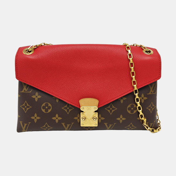 PALLAS BB Monogram Coated Canvas Brown