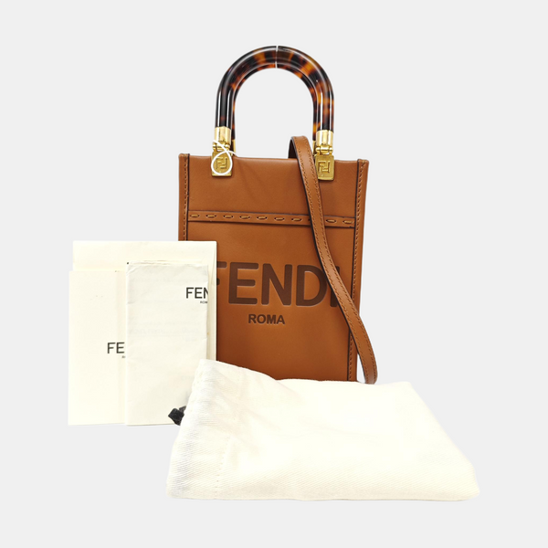 Sunshine Mini Calfskin Brown