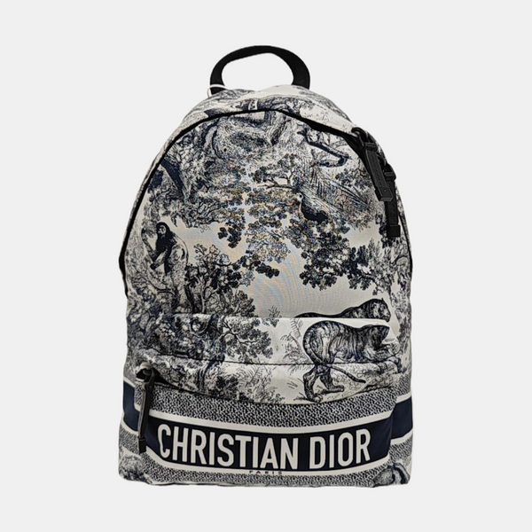 Diortravel Small Fabric Blue