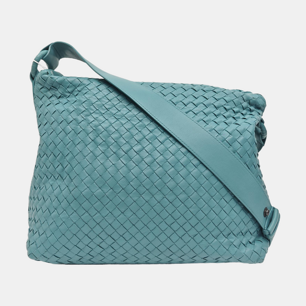 Calfskin Shoulder Bag Blue