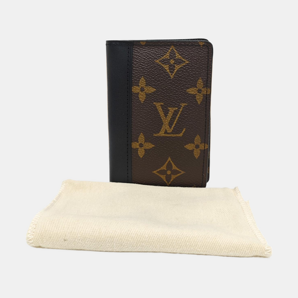 Monogram Coated Canvas Card Holder Mini Brown
