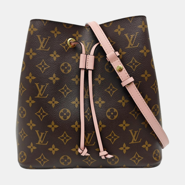 NÉONOÉ MM Monogram Coated Canvas Brown