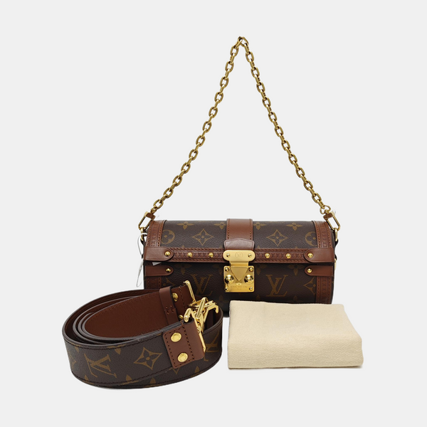 PAPILLON 19 Monogram Coated Canvas Brown