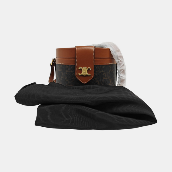 TRIOMPHE Medium Coated Canvas Brown