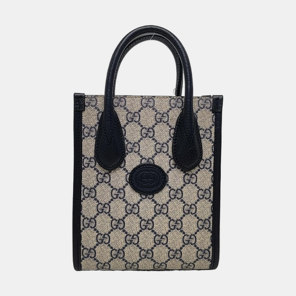 Retro Mini Monogram Coated Canvas Beige