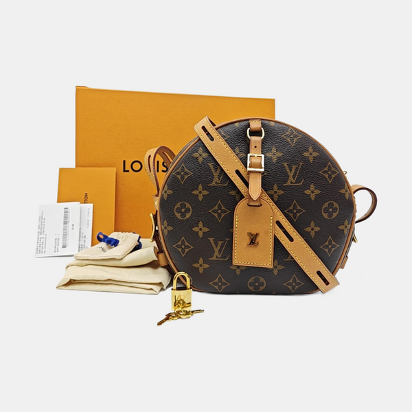 BOITE CHAPEAU MM Monogram Coated Canvas Brown