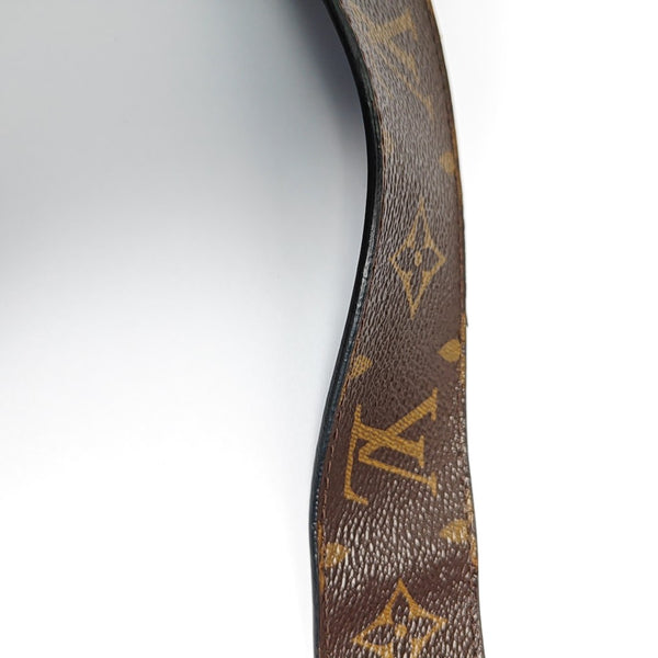 Coated Canvas Belt Brown