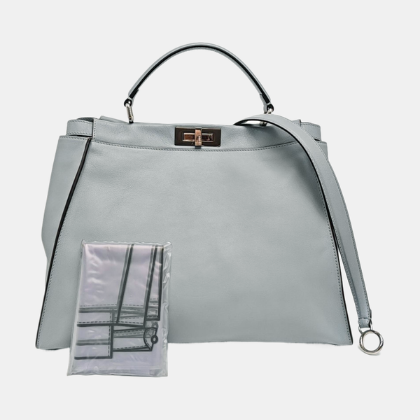 Peekaboo Large Leather Blue