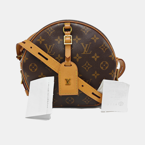 BOITE CHAPEAU MM Monogram Coated Canvas Brown