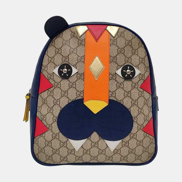 Monogram Coated Canvas Backpack Multicolor