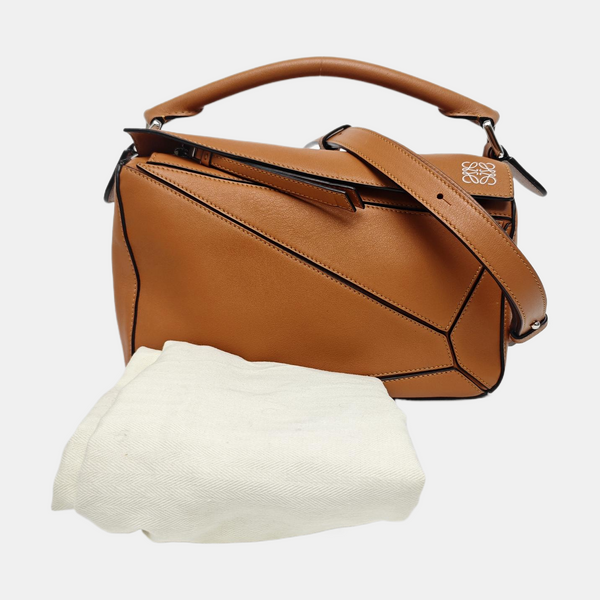 Puzzle Small Calfskin Brown