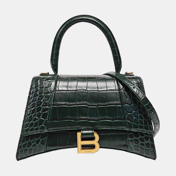 Hourglass S Calfskin Green