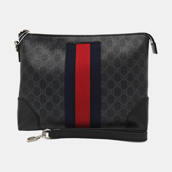 Ophidia Monogram Coated Canvas Gray