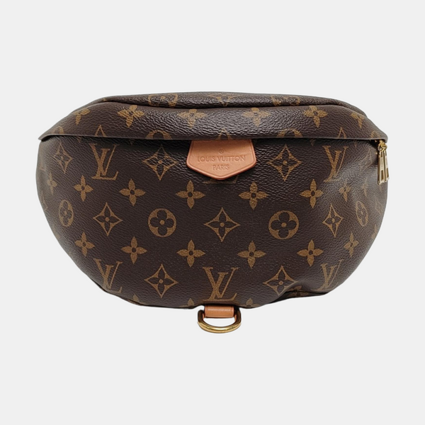 BUMBAG Monogram Coated Canvas Brown