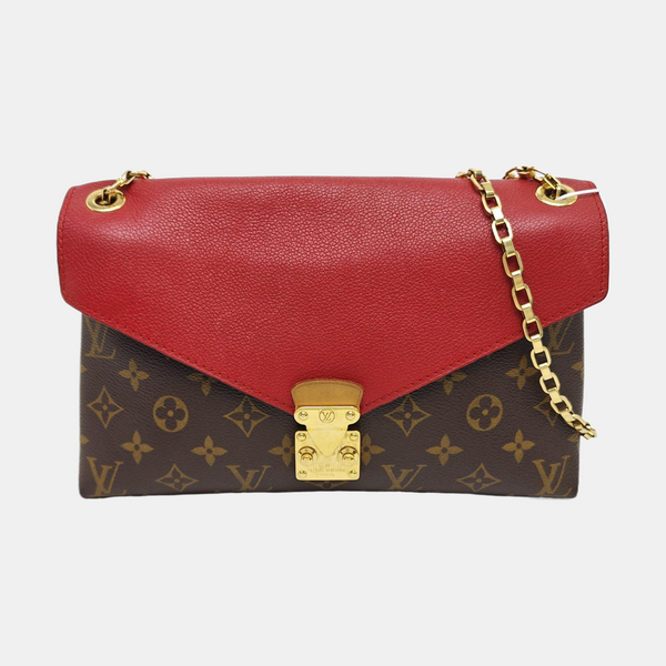 PALLAS BB Monogram Coated Canvas Brown