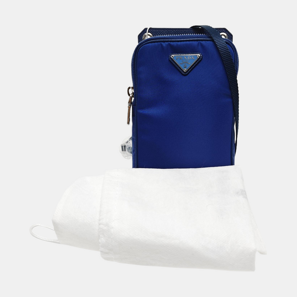 Nylon Shoulder Bag Blue
